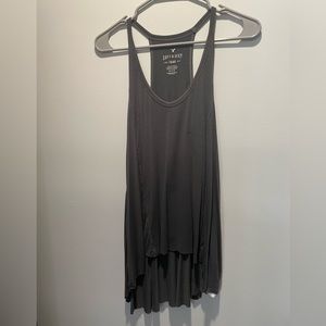 American Eagle Dark Gray Soft & Sexy Tank - Size M